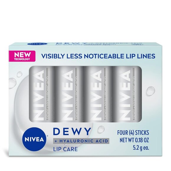 Brand New Dewy Lip Balm 0.18Oz Pack of 4 Cream - Picture 1 of 13